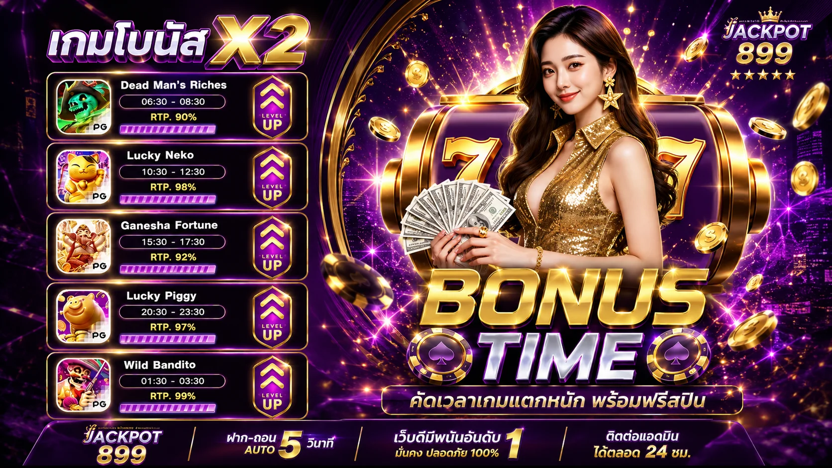หน้าจอเว็บ LEON159 รวมเกมสล็อตและคาสิโนสดครบทุกค่ายในเว็บตรงเดียว